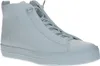 A single light blue high-top sneaker is shown against a white background. Voir les images du produit
