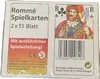 Rommé Karten Set mehrfarbig – Zwei Doppeldecks für Produktbild-Vorschau 2