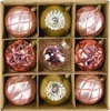 Boules de Noël avec pendentifs Incassable Décoratif Or Rose Voir les images du produit 1