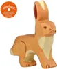 HOLZTIGER Hase aus Holz - Ohren hoch Produktbild-Vorschau 2