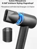 Close-up of a hair dryer with a focus on its attachments and filter. Voir les images du produit