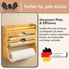 Porte-rouleau de cuisine en bois VON STEINEICH® [sans Voir les images du produit 7