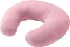 Reise-Nackenkissen Altrosa 28x27x8,5 cm Velours Produktbild-Vorschau 1