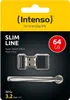 Intenso Slim Line 64 GB, USB 3.0, Kappe, 20 x 15 x 7 mm Produktbild-Vorschau 10
