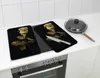WENKO Herdabdeckplatte Universal Mod. Goldene Baccara Rose Produktbild-Vorschau 2