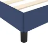 vidaXL Bettgestell ohne Matratze Blau 140x200 cm Stoff Produktbild-Vorschau 6