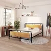 Bett 160x200 cm aus massivem Eichenholz und Produktbild-Vorschau 2