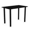 A black table with black legs on a white background. Náhľad obrázku produktu