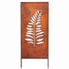 Paravento da Giardino in Acciaio Arrugginito 120x50 cm con Anteprima dell’immagine prodotto 1
