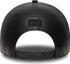 The back view of a black baseball cap. Produktbild-Vorschau