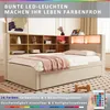 Rozkládací pohovka Sweiko 90x200, rozkládací postel 90x190, Náhled obrázku produktu 4