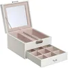 Schmuckschatulle Ring-Organizer mit Schublade - creme Produktbild-Vorschau 8