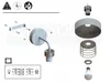 LUXOLAR - Nástěnné svítidlo béžově zlaté E27 60 W - Náhled obrázku produktu 11