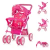 Chipolino Puppenwagen Dolly Korb faltbar Frontbügel Produktbild-Vorschau 2