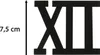 A black Roman numeral XII with a size indicator. Náhľad obrázku produktu