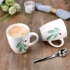6x Holly Kaffeebecher 320ml Steingut-Tassen 6 Personen Produktbild-Vorschau 5