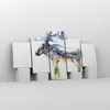 Bild auf Leinwand - Leinwandbild - Moose Berge Winter Produktbild-Vorschau 4