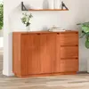 vidaXL Komoda se zásuvkami, hnědá, vzhled dubu, 111 x 34 x Náhled obrázku produktu 1