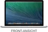 A laptop displaying a colorful wallpaper and a dock of applications. Produktbild-Vorschau