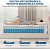 DEWINNER Matelas 140x190x32 cm, Matelas Hybride à Ressorts Voir les images du produit 4