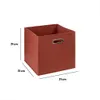 Box / Krabice do regálu 31x31cm hladká terakota Náhled obrázku produktu 10