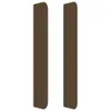 Kopfteil mit Ohren Dunkelbraun 147x16x118/128 cm Stoff Produktbild-Vorschau 4
