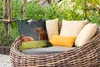 MuchoWow® Outdoor Kissen - Schottische Hochlandrind - Gras Produktbild-Vorschau 3