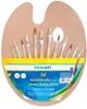 Naturpinsel 12er Set + Holzpalette Produktbild-Vorschau 3