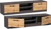 TV-Schrank 160cm breit Lowboard mit matter Oberfläche Produktbild-Vorschau 3