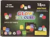 Cubetti colorati luminosi per ghiaccio Fluo - 12 pz Anteprima dell’immagine prodotto 1