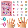 Beautyset Kinderringen Gekleurde Diamanten 50 St. Productafbeelding-voorbeeld 1