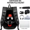Motorradrucksack Herren wasserdichter Helmrucksack Produktbild-Vorschau 4