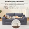 Zweisitzer-Sofa mit Memory-Schaum – kein Aufbau Produktbild-Vorschau 3