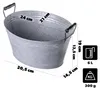 KADAX Zinkwanne 6L für Garten, Pflanzwanne aus verzinktem Produktbild-Vorschau 2
