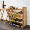 Relaxdays 10019278, 3 lahev/lahve, Bamboo, Dřevo, Stolní Náhled obrázku produktu 2