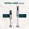 Batidora de mano de 1500 W - acero inoxidable, con varilla Vista previa de la imagen del producto 20