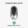 kwmobile Schlüsselhülle für Mercedes Benz 3-Tasten Smart Produktbild-Vorschau 2