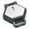 A closed waffle maker is shown from a slightly elevated diagonal angle. Produktbild-Vorschau