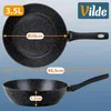 Vilde | Panvica na indukciu 28 cm - hliníková s nepriľnavým Náhľad obrázku produktu 5