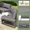 Flieks Gartenmöbel-Set 7-tlg., Gartenlounge-Set mit 4 Produktbild-Vorschau 8