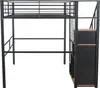 Merax Lit superposé 140x200cm avec escalier et barre de Voir les images du produit 11