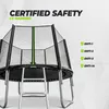 Trampoline VirtuFit avec filet de sécurité noir 305 cm Voir les images du produit 6
