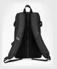 The back view of a black backpack. Anteprima dell’immagine prodotto