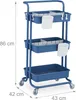 Chariot Relaxdays, 3 étages, chariot polyvalent, loisirs, Voir les images du produit 4