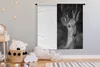 MuchoWow® Wandteppich Wandbehang Tierprofil Hirsche in Produktbild-Vorschau 3