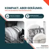 homeX GST6AD-S Tischgeschirrspüler, Mini Geschirrspüler - 6 Produktbild-Vorschau 5