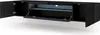 TV skříňka AURA 200 cm ČERNÝ MAT / ČERNÝ LESK s LED Náhled obrázku produktu 4