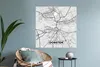 MuchoWow® Wandtattoo Wandsticker Wandaufkleber Karte - Produktbild-Vorschau 6