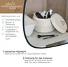 HMF Aufbewahrungskorb Badezimmer rund, Korb mit Deckel aus Produktbild-Vorschau 3