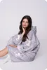 Oversize Deckenpullover XXL - Kuscheldecke mit Ärmeln - Produktbild-Vorschau 3